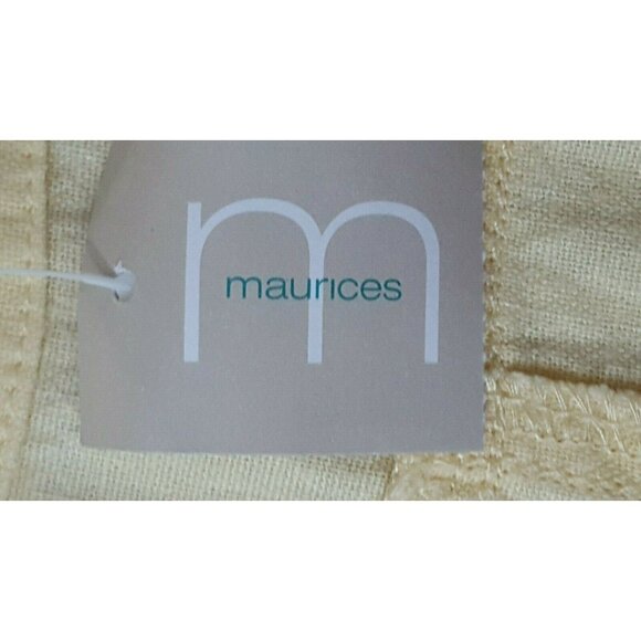 Maurices Moto Jacket M Yellow Linen Blend Asymmetric Zip Casual Lightweight - Picture 6 of 8